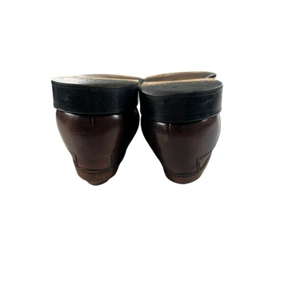 Johnston & Murphy Size 11 M Brown Men's Leather Tassel Slip On Dress Loafers - Picture 7 of 9